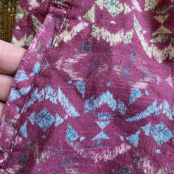 Free People‎ Wild Plum shorts pink/purple print size 0 - Picture 3 of 7
